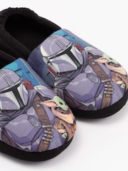 Vanilla Underground Black Mandalorian Winter Slippers - Image 4 of 5