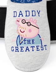 Vanilla Underground Grey Daddy Pig Winter Slippers - Image 4 of 5