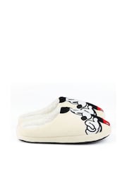 Vanilla Underground Cream Mickey Mouse Adult Winter Slippers - Image 2 of 6