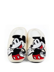 Vanilla Underground Cream Mickey Mouse Adult Winter Slippers - Image 4 of 6