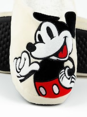 Vanilla Underground Cream Mickey Mouse Adult Winter Slippers - Image 6 of 6