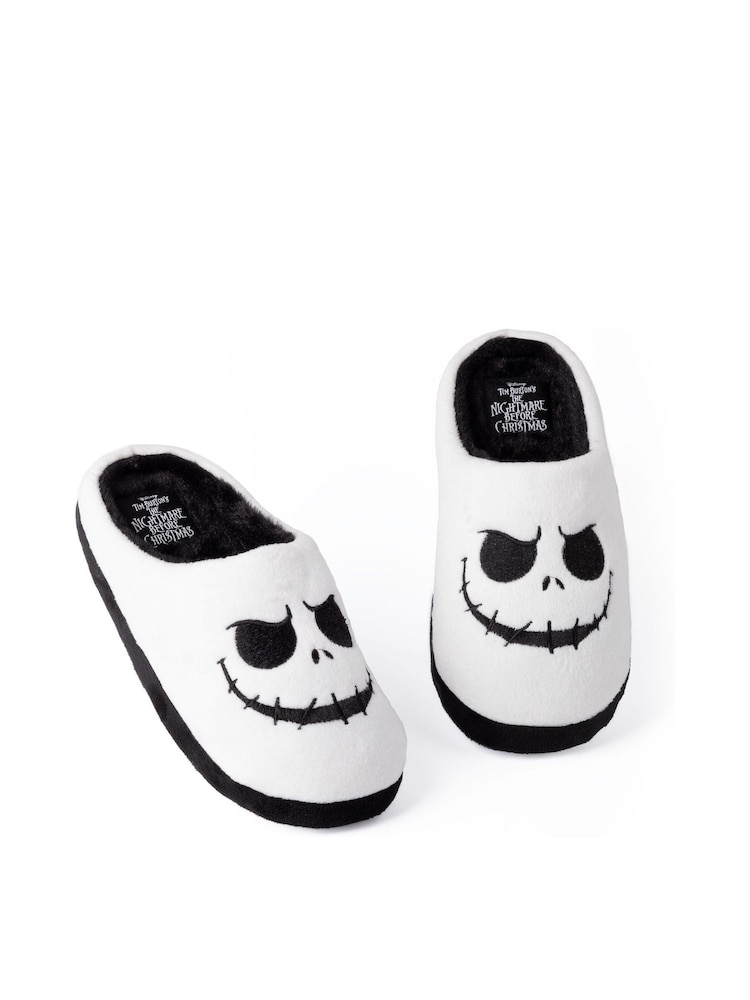 Vanilla Underground White Nightmare Before Adult Winter Slippers - Image 1 of 6