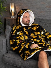 Vanilla Underground Mid Black Garfield Adult Blanket Hoodie - Image 1 of 6