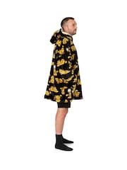 Vanilla Underground Mid Black Garfield Adult Blanket Hoodie - Image 4 of 6