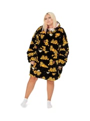 Vanilla Underground Mid Black Garfield Adult Blanket Hoodie - Image 5 of 6