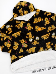 Vanilla Underground Mid Black Garfield Adult Blanket Hoodie - Image 6 of 6
