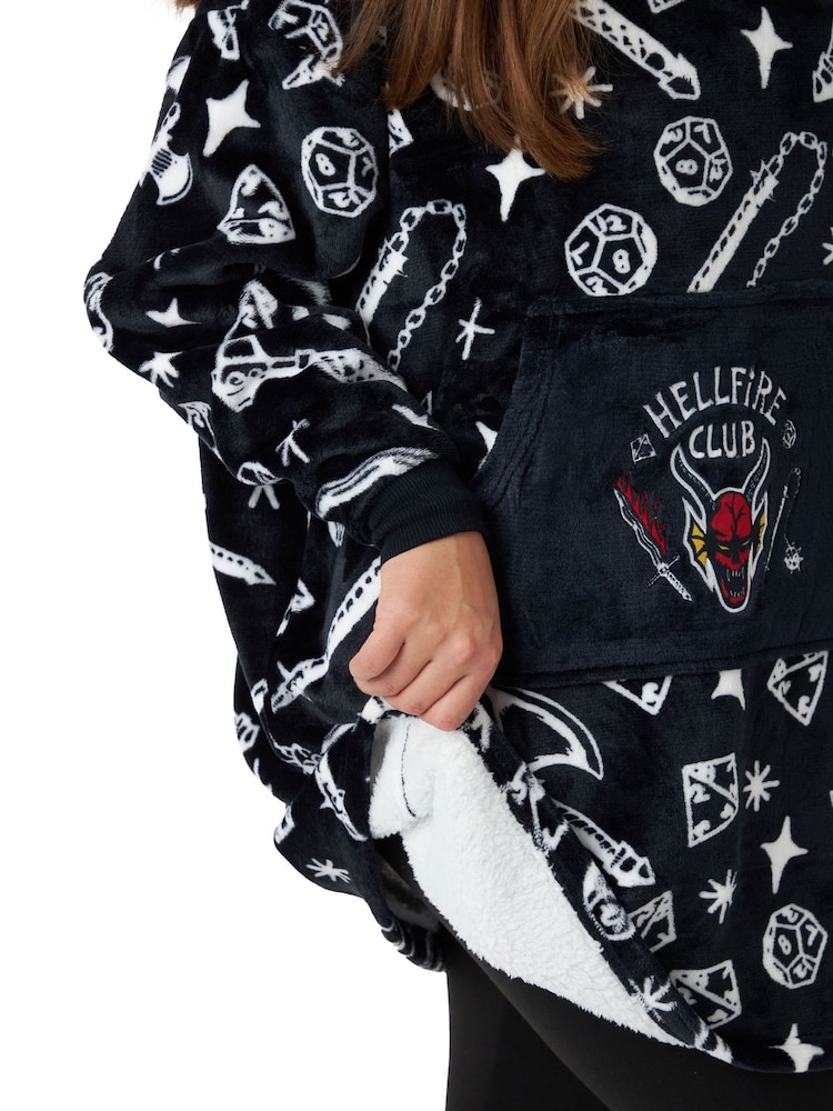 Choses étranges noires - Sweat à capuche Vanilla Underground Blanket enfant - Image 3 of 6