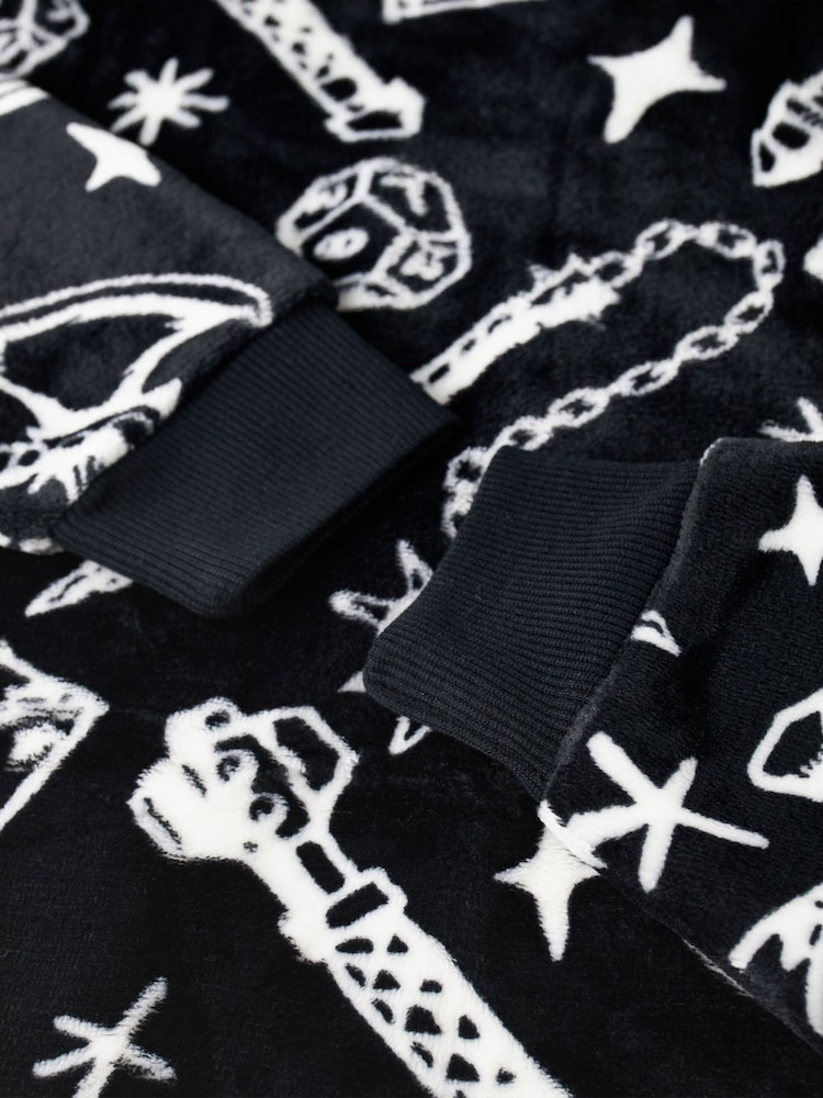 Choses étranges noires - Sweat à capuche Vanilla Underground Blanket enfant - Image 4 of 6