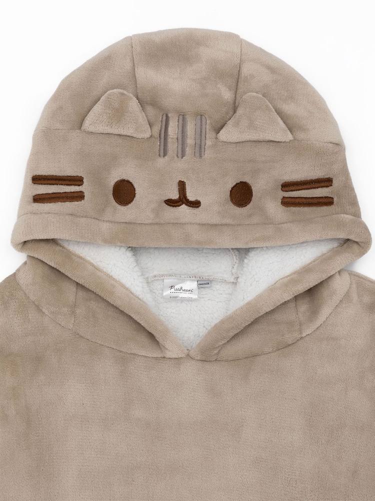 Brązowy Pusheen - Dziewczęcy kocyk z kapturem Vanilla Underground - Image 5 of 7