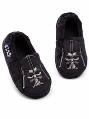 Vanilla Underground Black Star Wars Winter Slippers - Image 1 of 5