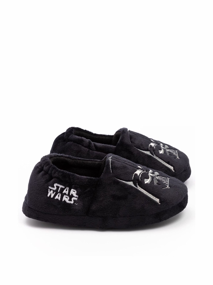 Vanilla Underground Black Star Wars Winter Slippers - Image 2 of 5