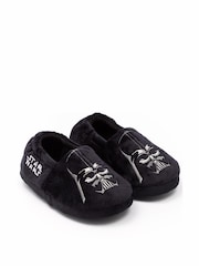 Vanilla Underground Black Star Wars Winter Slippers - Image 3 of 5