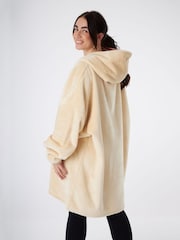 Vanilla Underground Cream Stranger Things Adult Blanket Hoodie - Image 2 of 6