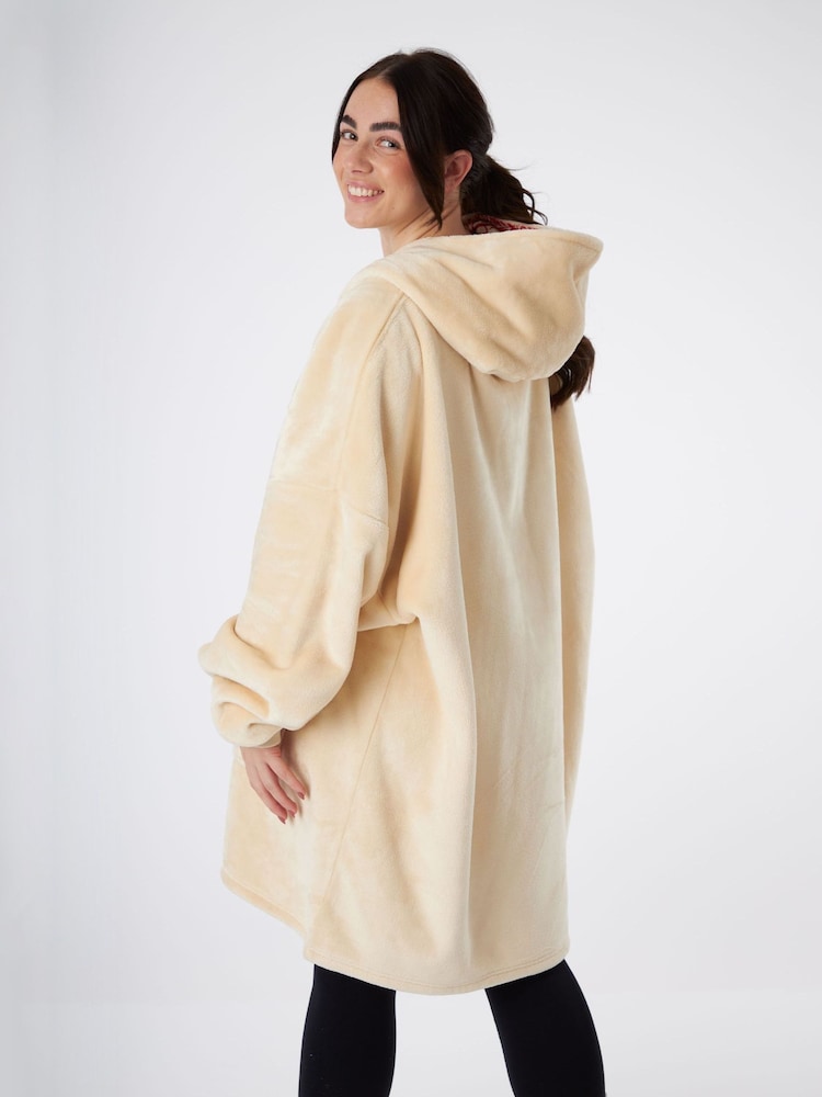 Vanilla Underground Cream Stranger Things Adult Blanket Hoodie - Image 2 of 6