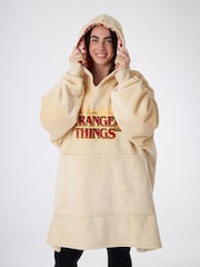 Vanilla Underground Cream Stranger Things Adult Blanket Hoodie - Image 3 of 6