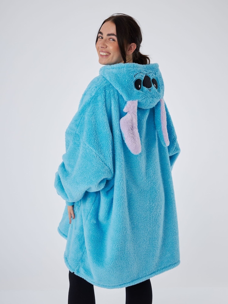Vanilla Underground Blue Disney Stitch Ladies Blanket Hoodie - Image 3 of 6