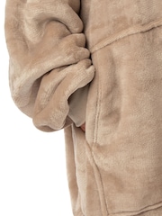 Vanilla Underground Brown Pusheen Cat Ladies Blanket Hoodie - Image 4 of 5