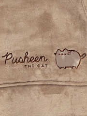 Vanilla Underground Brown Pusheen Cat Ladies Blanket Hoodie - Image 5 of 5