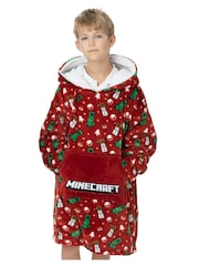 Minecraft rouge - Sweat à capuche Vanilla Underground couverture imprimé sur l’ensemble - Image 2 de 6
