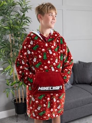 Minecraft rouge - Sweat à capuche Vanilla Underground couverture imprimé sur l’ensemble - Image 5 de 6