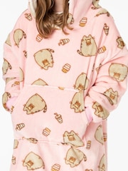 Vanilla Underground Pink Pusheen Girls Blanket Hoodie - Image 4 of 5