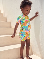 Lime Green Tropical Sunsafe Swim Set (3mths-7yrs) - Image 2 of 8