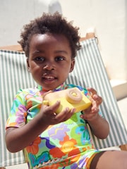 Lime Green Tropical Sunsafe Swim Set (3mths-7yrs) - Image 4 of 8