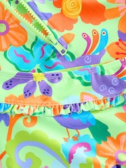 Lime Green Tropical Sunsafe Swim Set (3mths-7yrs) - Image 7 of 8
