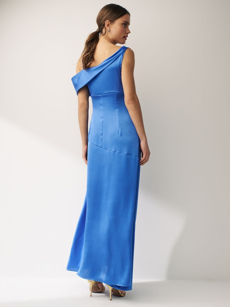Emma Marella Blue Iva Drop Shoulder Maxi Dress - Image 2 of 3