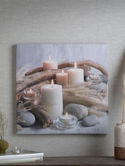 Art For The Home Natural Serene Shores LED Canvas - Image 2 of 4