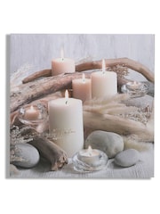 Art For The Home Natural Serene Shores LED Canvas - Image 4 of 4