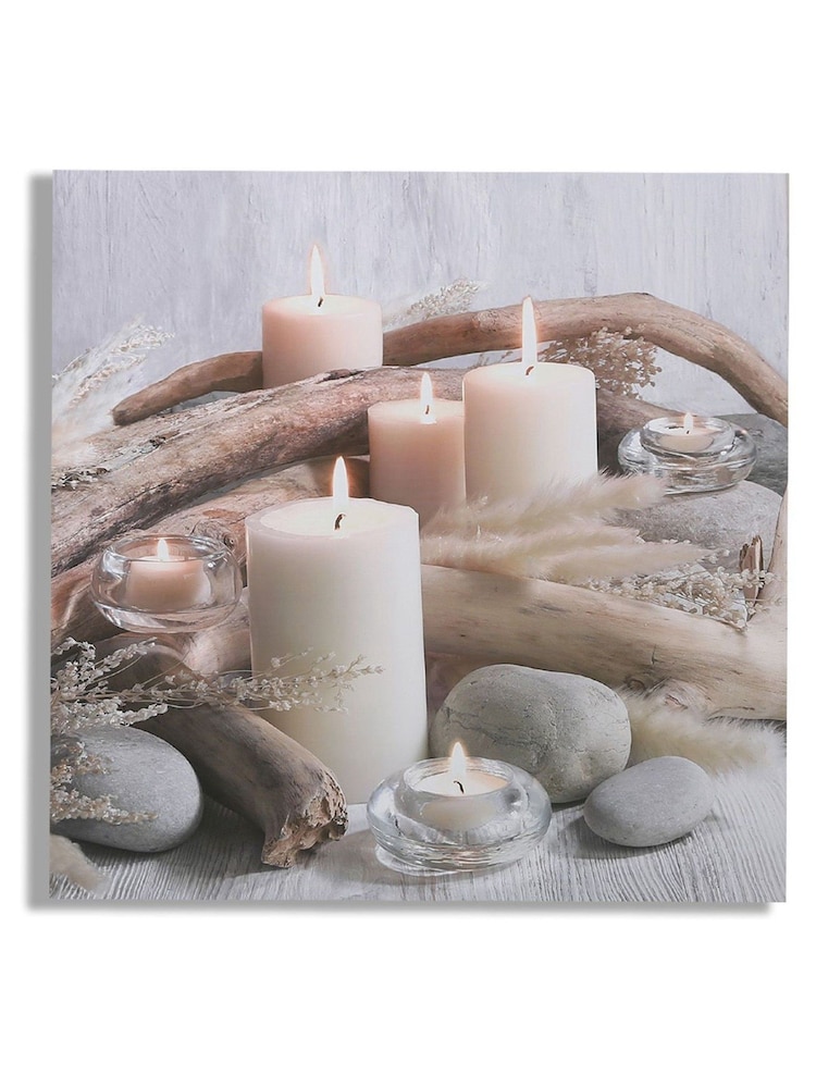 Art For The Home Natural Serene Shores LED Canvas - Image 4 of 4