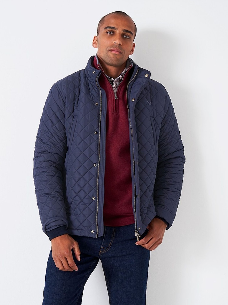 Crew Clothing Company Navy Blue Classic Casual Jacket - Image 1 of 1