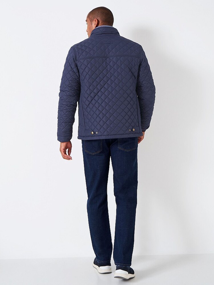 Marineblaue klassische Freizeitjacke von Crew Clothing Company - Bild 2 von 6