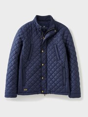Marineblaue klassische Freizeitjacke von Crew Clothing Company - Bild 6 von 6