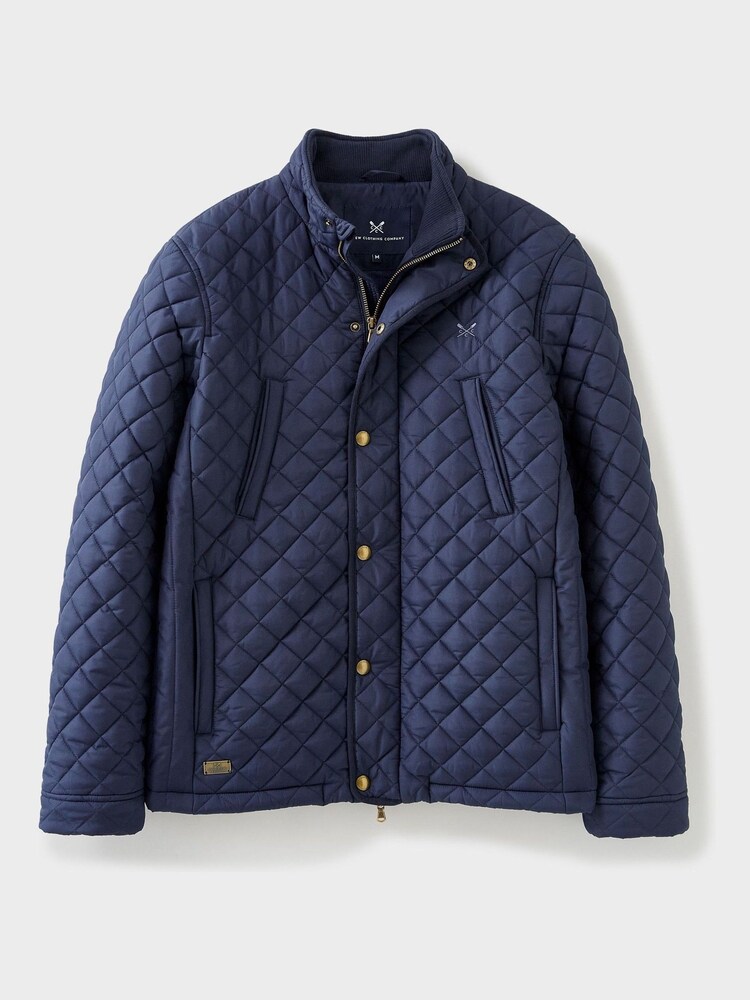 Marineblaue klassische Freizeitjacke von Crew Clothing Company - Bild 6 von 6