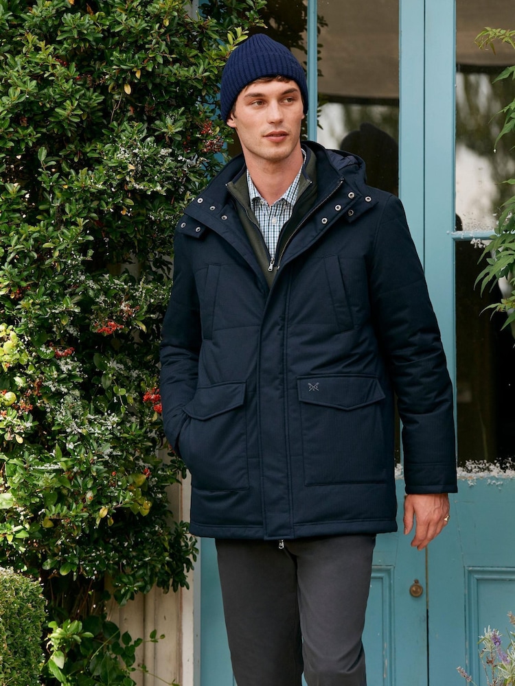 Crew Clothing Company Blue Classic Casual Coat - Image 1 of 1
