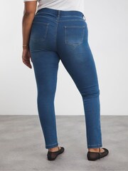 JD Williams Blue Slim Leg Jeggings - Image 2 of 4