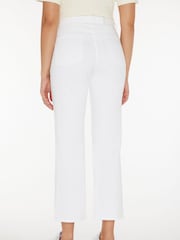 7 For All Mankind Logan Stovepipe White Jeans - Image 2 of 3