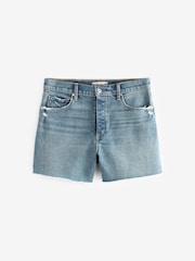 Paige Blue Dani Raw Hem Storybook Distressed Shorts - Image 6 of 6