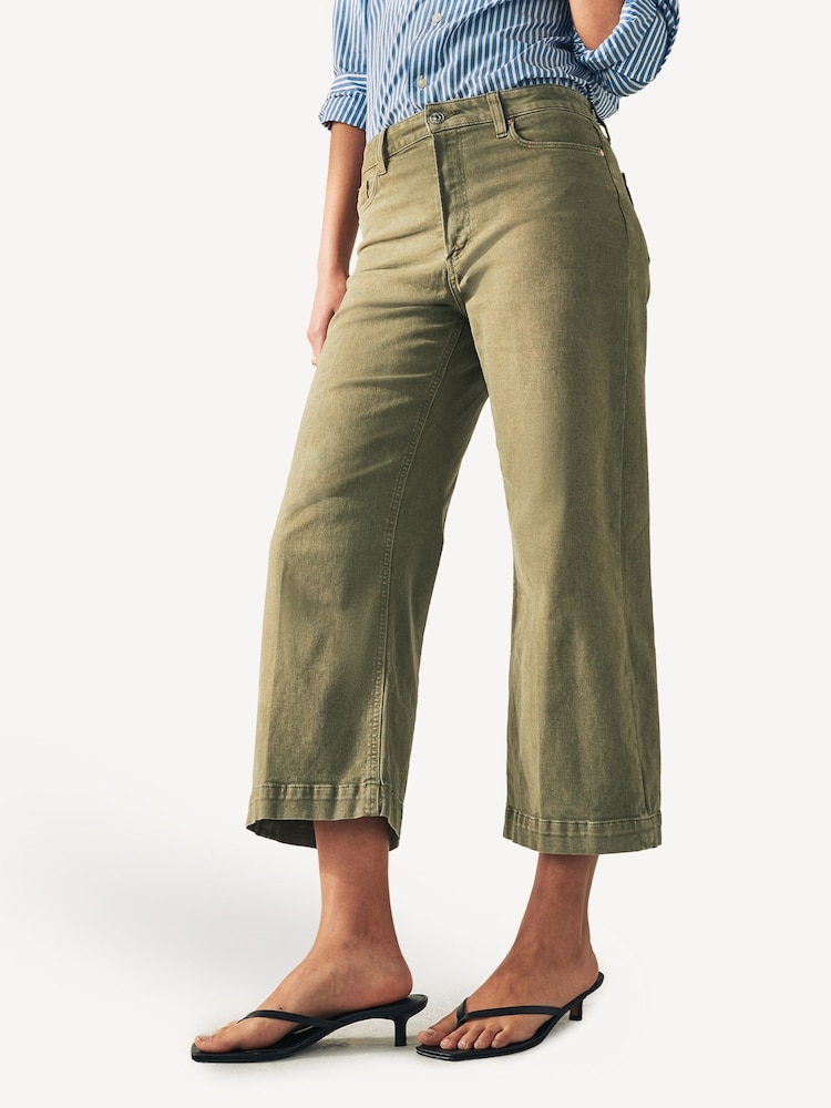 Paige Anessa High Waisted Wide Leg Jeans - Image 1 of 5