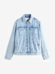 Paige Blue Felix Let Down Hem Fifi Distressed Jacket - Image 10 of 10