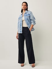 Paige Blue Felix Let Down Hem Fifi Distressed Jacket - Image 5 of 10