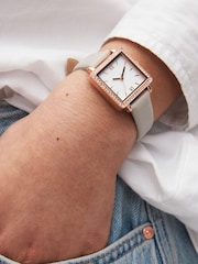 Grey Sparkle Square Watch - Image 1 of 4