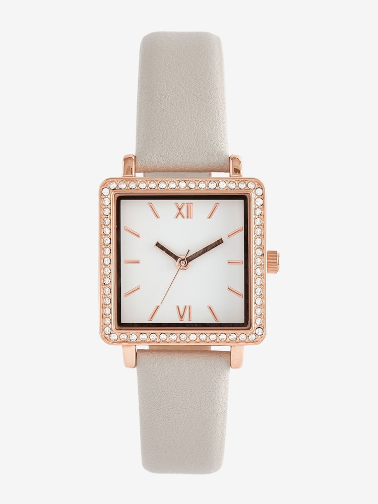 Grey Sparkle Square Watch - Image 2 of 4