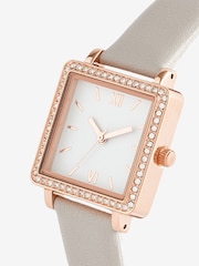 Grey Sparkle Square Watch - Image 4 of 4