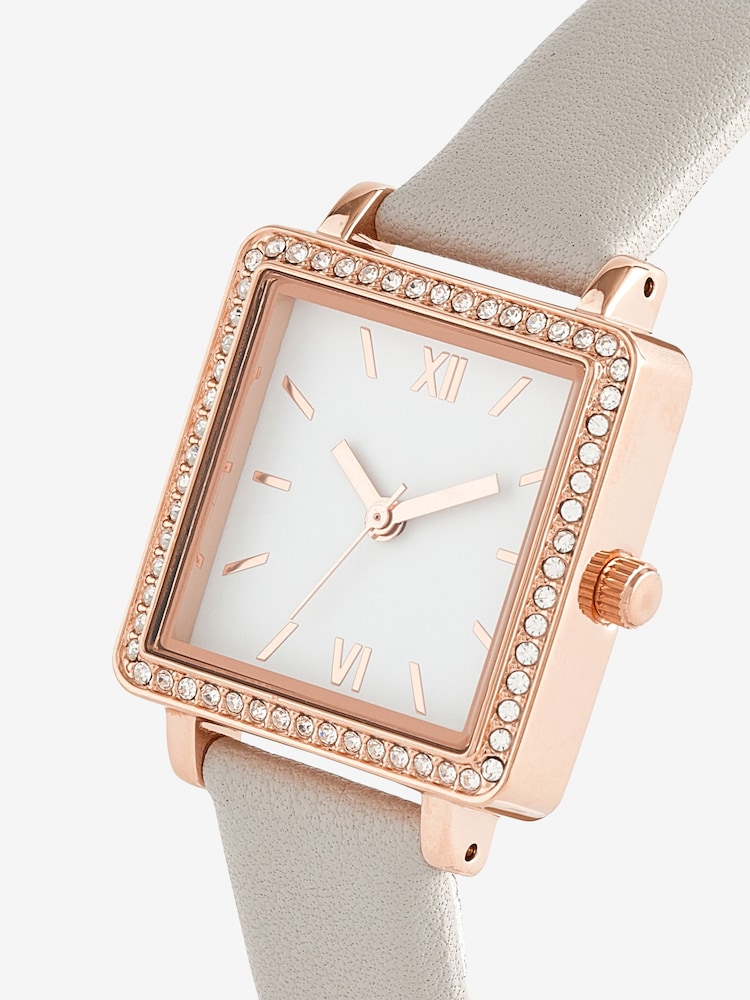 Grey Sparkle Square Watch - Image 4 of 4