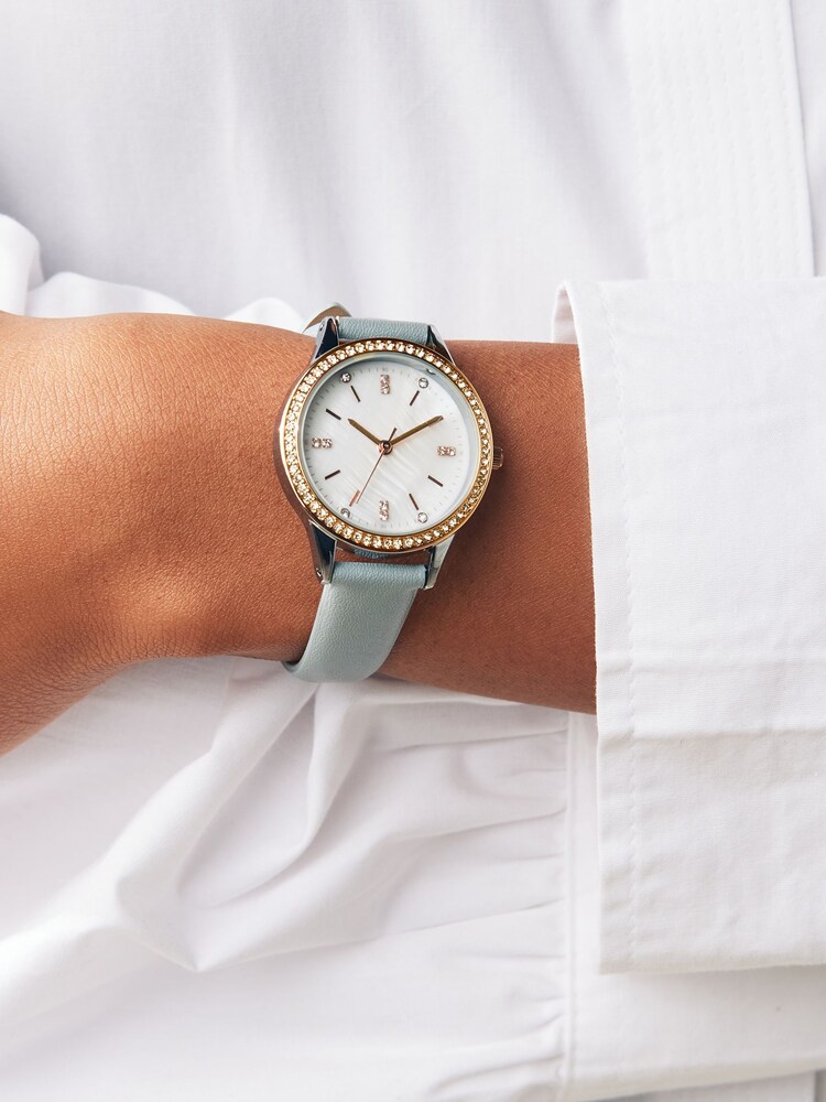 Light Blue Sparkle Watch - Image 1 of 1