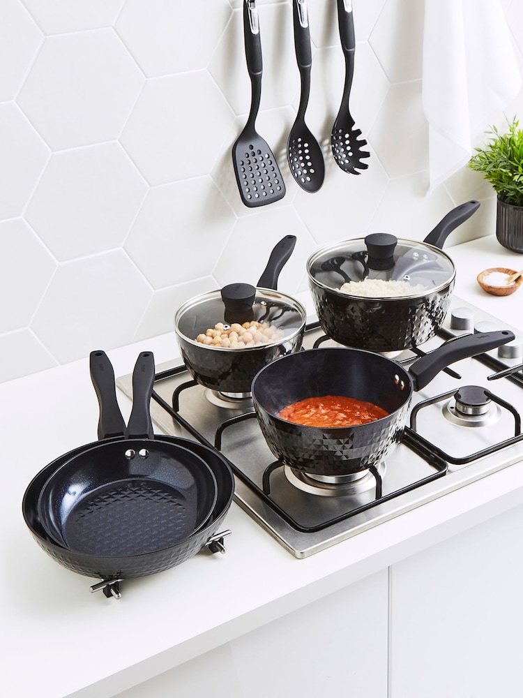 Tower 5 Piece Black Diamond Cookware Set - Image 1 of 4