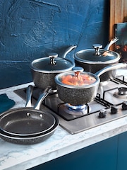 Tower 5 Piece Grey Cerastone Cookware Set - Image 1 of 4